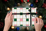 200 Christmas Grid Patterns, a Pattern Graphic by Pattern Whimsy (Thumbnail 6 of 10)