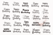 Birthday greeting templates, a Branding & Logo Template by BearyType Studio (Thumbnail 7 of 12)