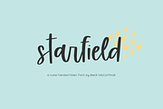 Starfield Handwriting Font, a Handwritten Font by Beck McCormick (Thumbnail 1 of 10)