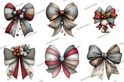 Preppy Christmas Coquette Bow, an Illustration by DreamArtGraphic (Thumbnail 3 of 5)