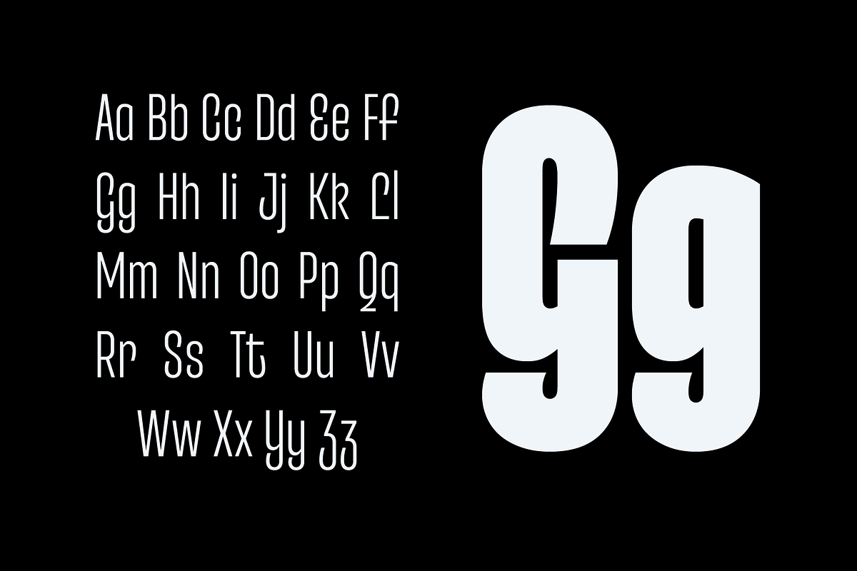 Entrofly — condensed font (Variable), a Sans Serif Font by Slava Antipov (Photo 4 of 14)