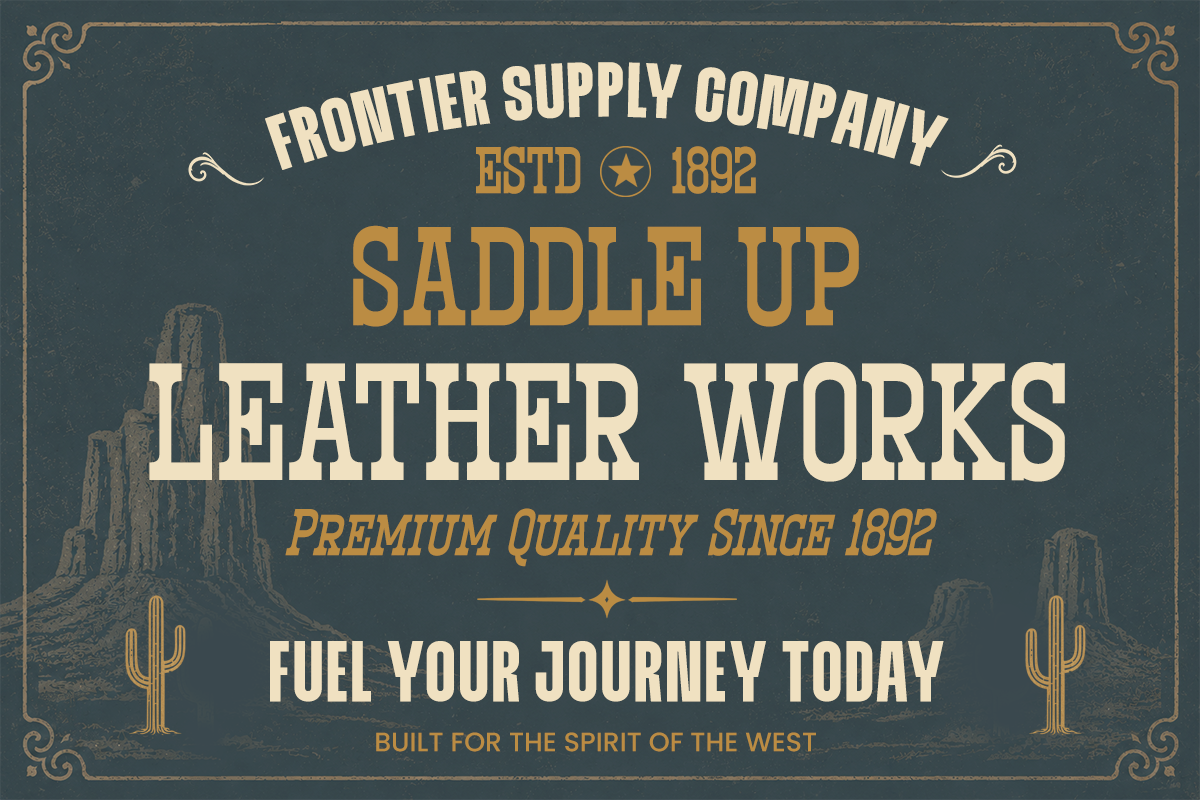 Western Vintage - Slab Serif Font, a Slab Serif Font by Font Liner (Photo 6 of 10)
