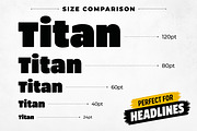 Titan – Bold Display Typeface, a Slab Serif Font by Wow Magic (Thumbnail 3 of 5)