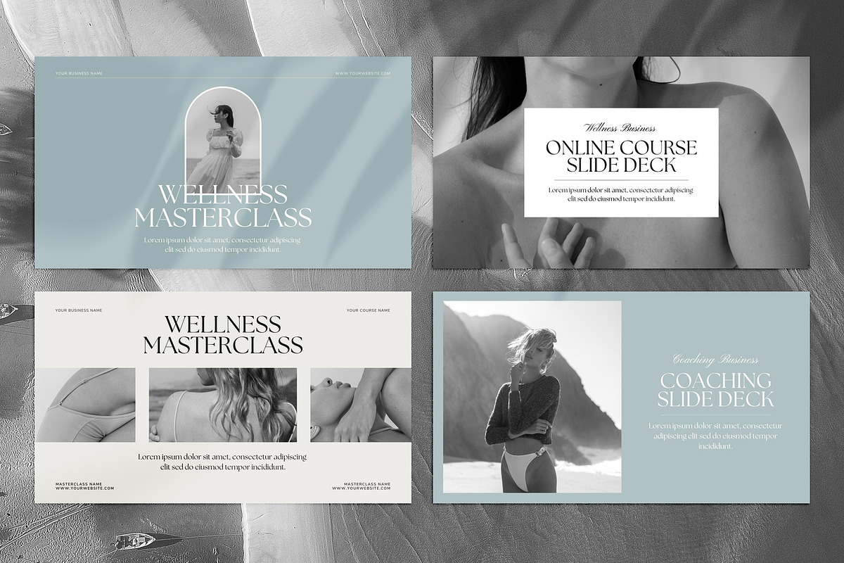 Wellness Coach Slide Deck CANVA, a Presentation Template by Studio Loire (Photo 3 of 10)