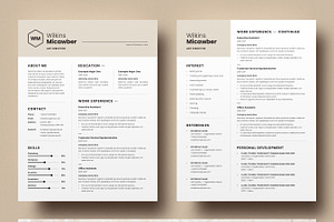 Resume Template, CV Template