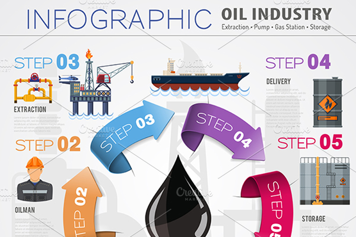 Oil Industry, a Technology Illustration by TAlex (Photo 7 of 7)