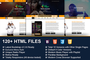 Radio / DJ / Musician HTML Template