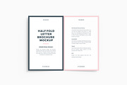 Half Fold Letter Brochure Mockup, a Mockup by UnicDesign (Thumbnail 4 of 6)