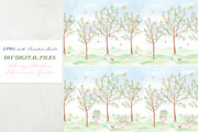 Cherry Blossom Chinoiseries Garden, a Graphic by LABFcreations (Thumbnail 4 of 6)
