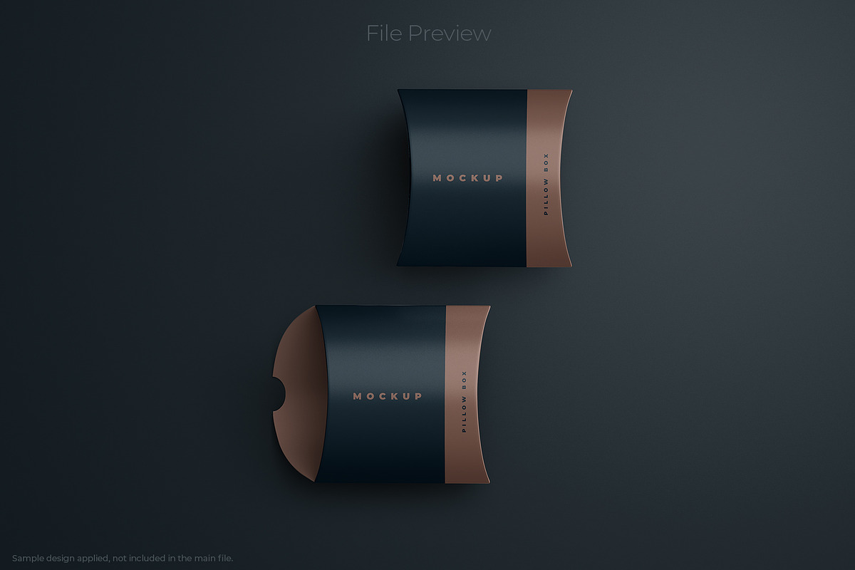 Square Pillow Box Packaging Mockup, a Packaging Mockup by Sheikhadesign (Photo 6 of 11)