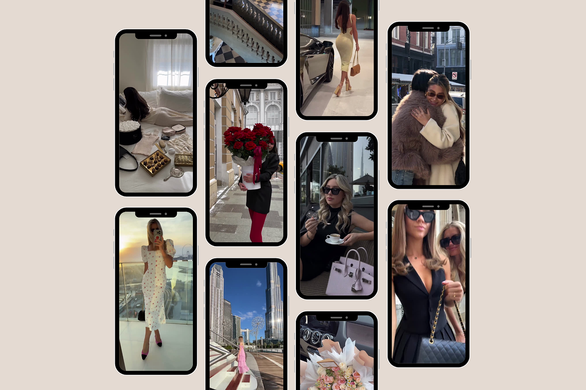 800+ Luxury Reels Aesthetic Videos, a Social Media Template by Design By Hira (Photo 8 of 11)