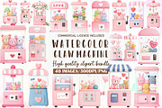Claw Machine with Valentine Clipart, an Illustration by Sublimation Artist (Thumbnail 1 of 6)