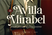 Avilla Mirabel || Vintage Serif Font, a Serif Font by Idea Studio (Thumbnail 1 of 10)
