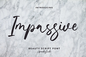 Impassive - Beauty Script Font