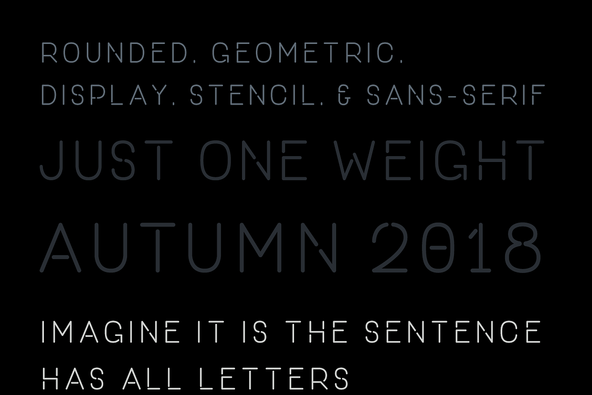 ONE DAY Stencil Display, a Sans Serif Font by NawrasKhrais (Photo 5 of 5)