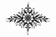 Elegant Floral Mandala Design, an Illustration by balal (Thumbnail 7 of 9)