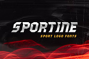 Sportine - Sport Logo Fonts, a Slab Serif Font by Bale Type (Thumbnail 1 of 9)