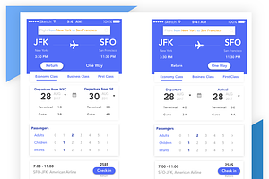 Flight Booking App.Sketch