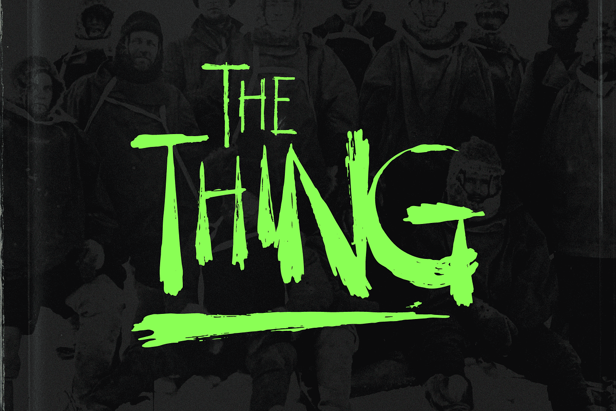 Outright Horror: Halloween Font, a Handwritten Font by Wingsart Studio (Photo 11 of 16)