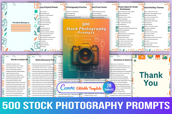 500 Stock Photography Prompts preview 7