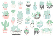 Sweet succulent & cacti collection♥️, a Decorative Illustration by Artnis (Thumbnail 3 of 11)