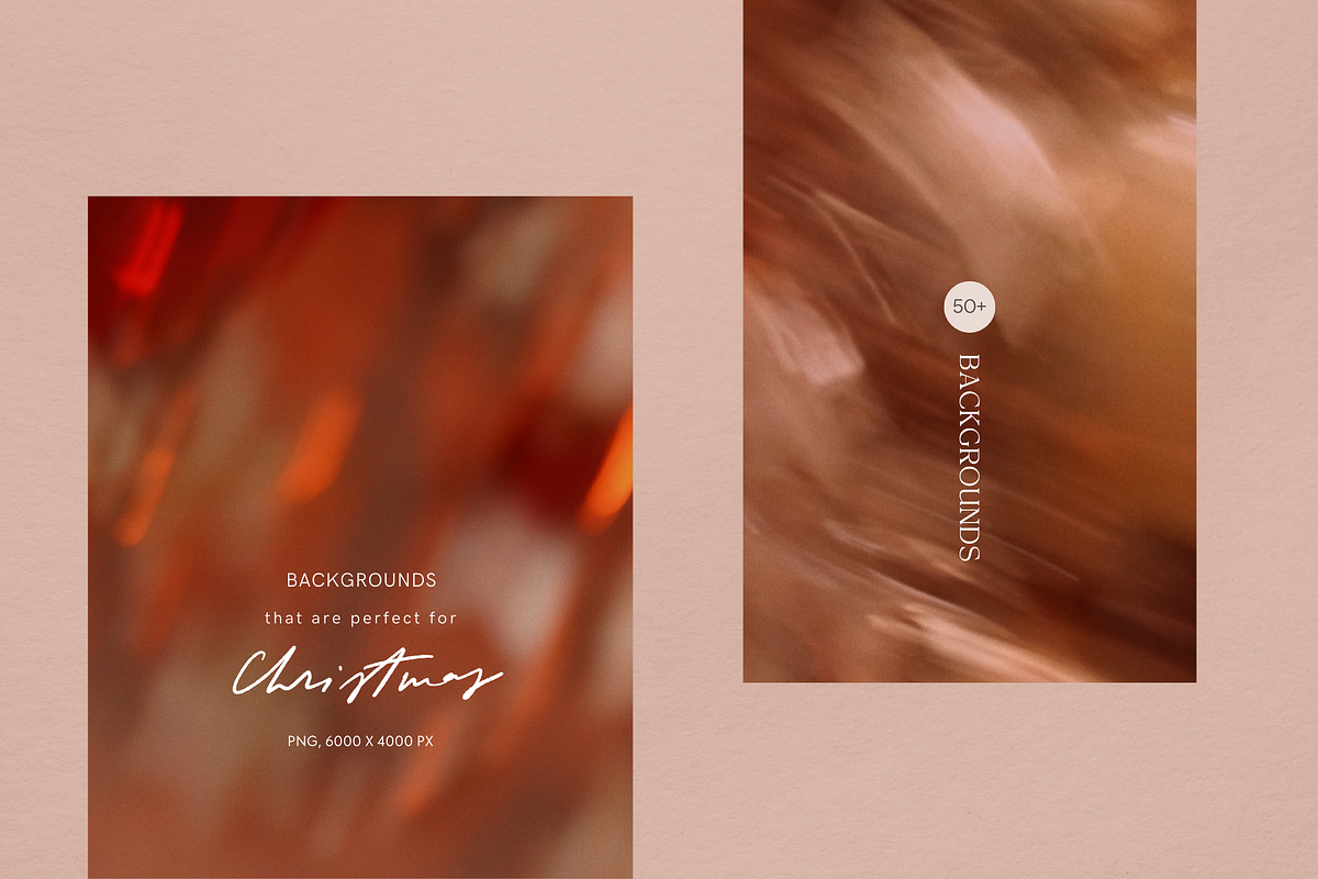 Warm Abstract Christmas Backgrounds, a Background Graphic by eclosque (Photo 9 of 34)