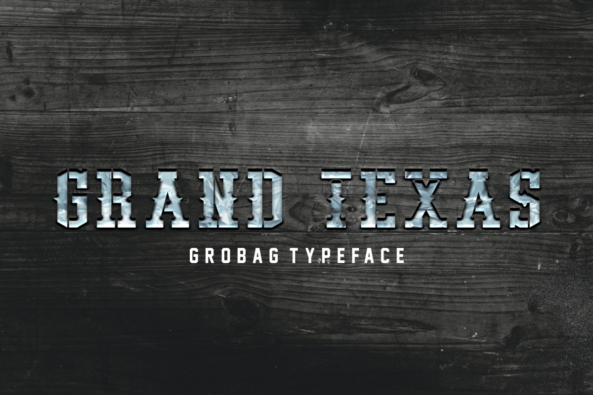 Grobag Font, a Serif Font by albert_kalingga (Photo 2 of 5)