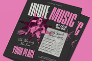 Indie Music Flyer, a Flyer Template by graphicook (Thumbnail 2 of 3)