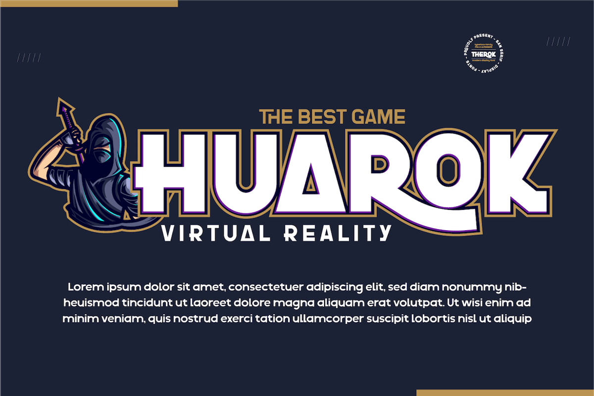 Therok, a Sans Serif Font by twinstd (Photo 6 of 14)