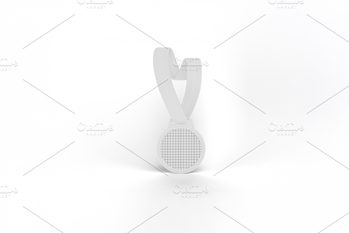 Cartoon Medal Mockup, a Merchandise Mockup by Qaleb Studio (Photo 1 of 2)