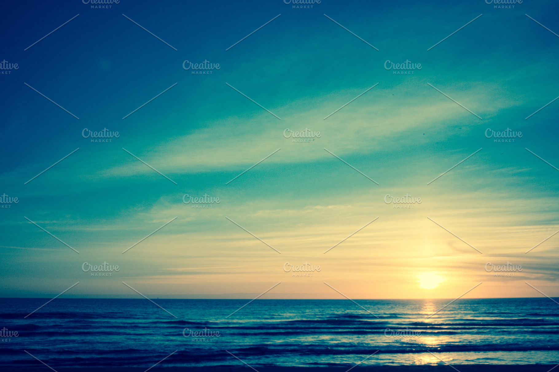 Sunset In Blue