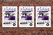 Purple Cyber Monday Flyer, a Flyer Template by Aiyari Graphic (Thumbnail 3 of 3)