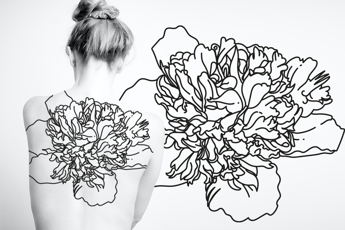 50 Peony Flower Vector Illustrations, an Illustration by Inkwell Supply Co (Photo 13 of 20)