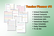 Teacher Planner #3 - Canva Template, a Templates & Theme by Adalin Shop (Thumbnail 4 of 16)