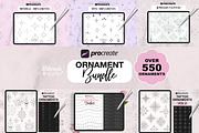 Procreate - Ornament Tattoo Bundle, a Brush Add-On by DiBrush Studio (Thumbnail 1 of 4)