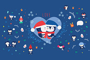 Cute Penguins, an Animal Illustration by Alena (Thumbnail 2 of 6)