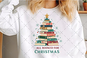 All Booked For Christmas Design, an Illustration by Craft Nest (Thumbnail 3 of 6)