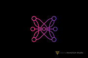 Abstract Network Connection Logo, a Branding & Logo Template by Vectorium Studio (Thumbnail 7 of 16)