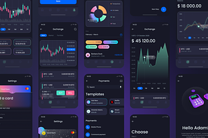 Crypto, Banking And Finace UI Kit