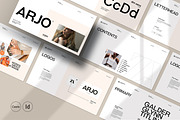 ARJO | Brand Guidelines Canva, a Presentation Template by creathrivestudio (Thumbnail 9 of 13)