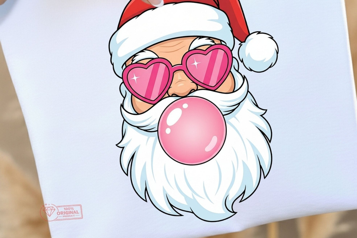 Bubblegum Christmas Clipart Bundle, a Seasonal Illustration by Tanya Kart (Photo 4 of 9)