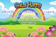 Child Happy Display Font Kids, a Script Font by MC Creative (Thumbnail 6 of 7)