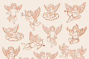 Whimsical Romantic Hand Drawn Set, a Decorative Illustration by Veronika Gotovceva (Thumbnail 4 of 5)