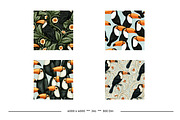 Toucans Retro Art Style Designs, a Pattern Graphic by karenfoleyphoto (Thumbnail 12 of 13)