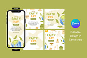 Earth Day - Social Media Template, a Social Media Template by ryelart.design (Thumbnail 1 of 4)