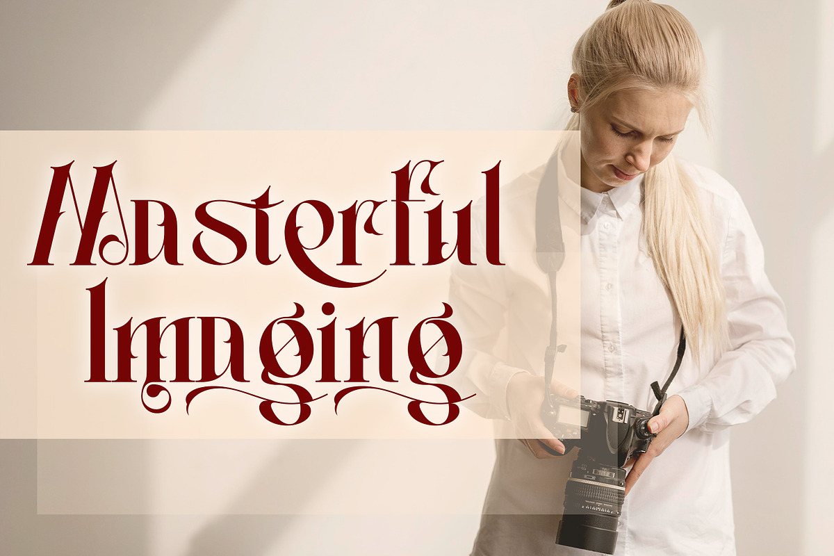Darkbloom, a Serif Font by Letterara (Photo 6 of 12)