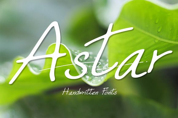 Astar Handwritten Fonts preview 5
