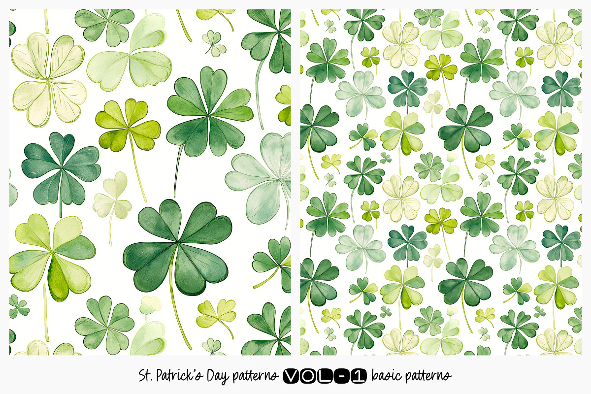 St. Patrick’s Day Seamless Patterns, a Pattern Graphic by DesignRocket (Photo 7 of 13)