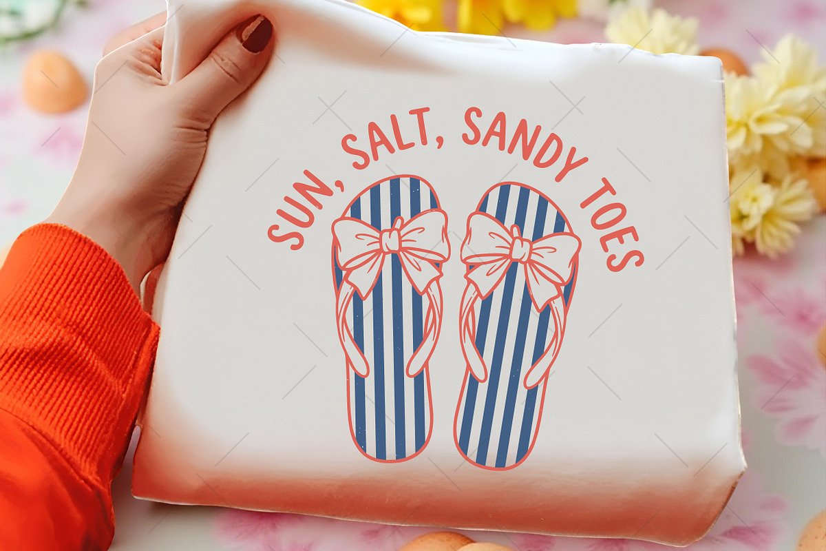 Sun Salt Sandy Toes Flip Flop PNG, an Illustration by OK Design (Photo 4 of 5)