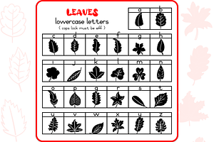 Leaves Doodles - Dingbats Font